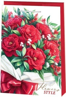 Сумка ламинированная 22*31 "Стильный букет" 10-40-225
