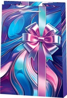 Сумка ламинированная 22*31 "Neon bow" 10-40-228