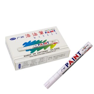 Маркер-краска "Alingar" белая 2,8мм AL6847