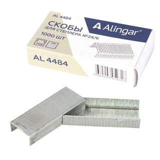 Скобы №24/6 "ALINGAR" AL4484