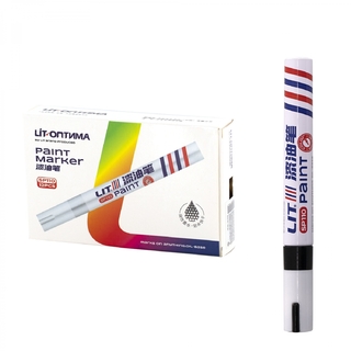 Маркер-краска "Alingar" черная 2,8мм AL6850