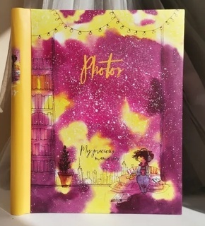 Фотоальбом  10л "Cosmo sketch.Огоньки" магнитный на спирали FA 10М.001-1 (9257)