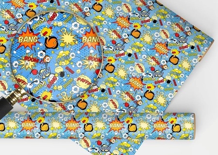 Бумага упаковочная 67*97см "БУМ!" 404 15.25.02539