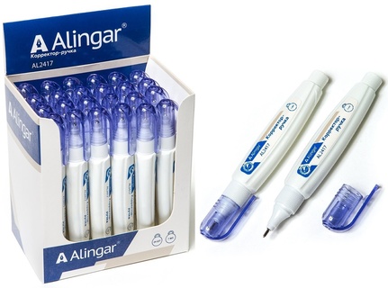 Корректирующая ручка "Alingar" 7мл AL2417