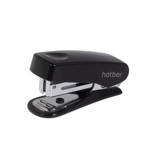 Степлер №10 12л "Hatber.Gentle" мини с антистеплером черный DS_085958