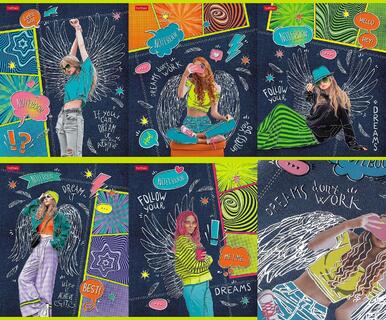 Тетрадь 48 л 3D фольга "Street Style" клетка 48Т5лофВ1 085479 Хатбер