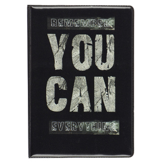 Обложка для паспорта "You can" ПВХ 252177 (8680) Кокос
