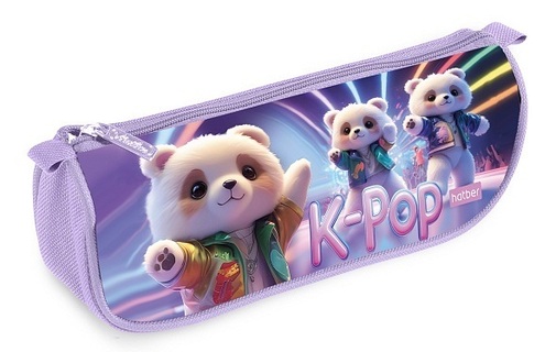 Пенал мягкий "K-pop мишки" 200*95*50мм на молнии NPk_76315 Hatber