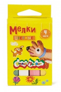 Мел цветной набор  4цв "Каляка Маляка" МЦКМ04