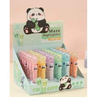 Текстовыделитель "Panda" ассорти 1-4мм 252403 (3058) Кокос