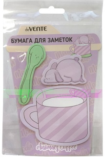 Липкий блок фигурный  80*86, 72*23 и 54*35 "deVente.Кофейный пес" 3*20л 2010413