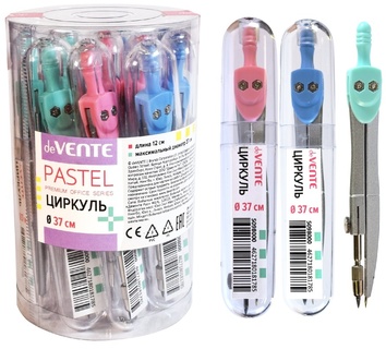 Циркуль "DeVente.Pastel"  в пласт футляре 5098000