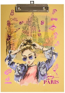 Планшет с зажимом А4 "deVENTE.Emmy in Paris" 3034208 крафт