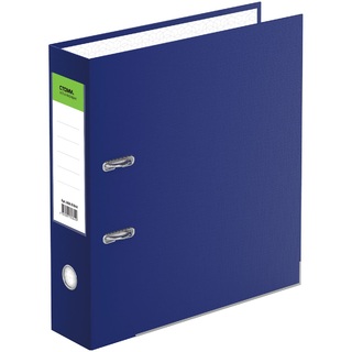 Папка-регистратор 70мм "СТАММ.Бизнес" бумвинил синяя,карман,метал. кант ММ-31844