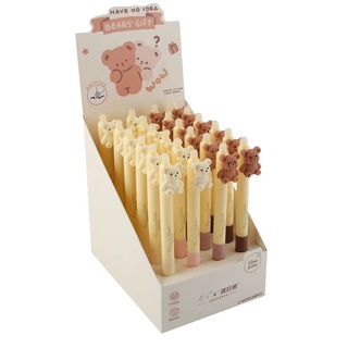 Ручка Пиши-стирай гелевая "Morn Shine.Bear" синяя 0,5мм 252009 (4594) Кокос