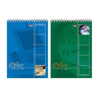Блокнот А5 60л "Office Line" спираль клетка 60Б5В1с 004824 Hatber