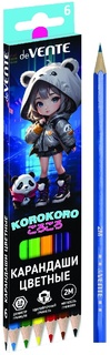 Карандаши  6 цв "deVente.Korokoro" 5021534