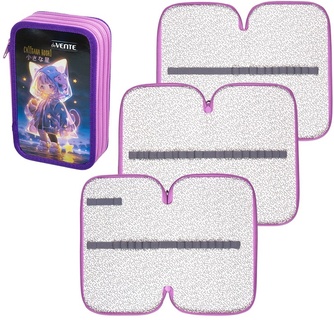 Пенал 3 отд "DeVente.Chiisana Hoshi" 20,5*12см  7013512