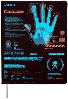 Дневник школьный 1-11 кл обложка гибкая "deVente.Database" иск.кожа 2020475