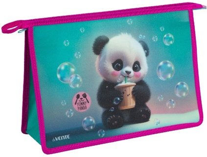 Папка для тетрадей А4 "DeVente.Yummy Panda" 400мкм 1отд 10см молния 8056546