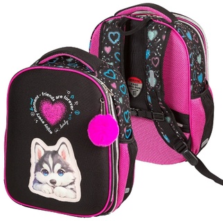 Рюкзак "deVENTE.Choice Lite.Cute Husky" 38*29*17см 2отд жесткий 7033525
