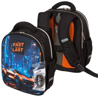 Рюкзак "deVENTE.Junior.Fast Or Last" 35*27*13см 2отд жесткий 7033505