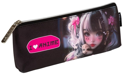 Пенал косметичка "deVENTE.I Love Anime" 21*8*3,5см на молнии 7026513