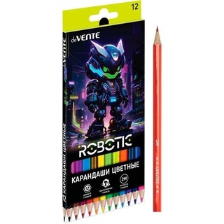Карандаши 12 цв "deVente.Robotic" 5022539