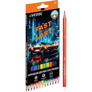 Карандаши 12 цв "deVente.Fast Or Last" пластиковые 5022545