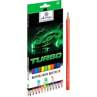 Карандаши 12 цв "deVente.Attomex.Turbo" 5022542
