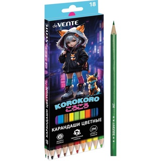 Карандаши 18 цв "deVente.Korokoro" 5023534