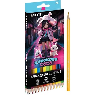 Карандаши 24 цв "deVente.Korokoro" 5024534