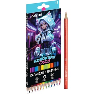 Карандаши 12 цв "deVente.Korokoro" 5022534