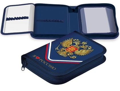 Пенал 1 отд "Я люблю Россию" 200*140 с 2-мя откидными планками NPk_74298 089937 Hatber