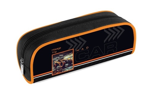 Пенал мягкий "MAD CAR" 210*80*40мм на молнии Npk_65243 078427 Hatber