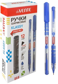 Ручка шариковая "deVente.Klassy" на масляной основе синяя 0,7мм 5073526