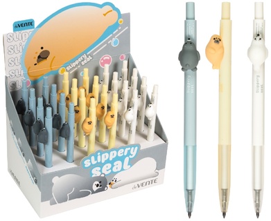 Вечный карандаш "deVente.Тюленьчики" автомат с металлич.наконечн., без грифеля d=2мм 5010423