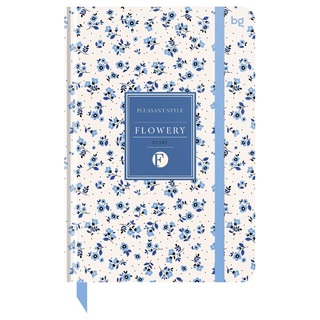 Ежедневник А5  136л "Flowery.White" н/датир. тв. пер DuА5_64360 BG