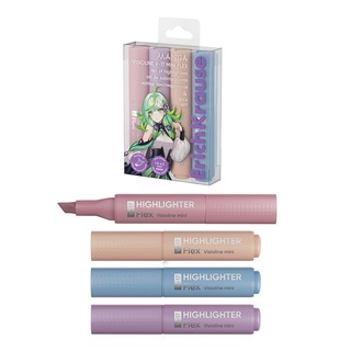 Набор текстовыделителей  4шт "ErichKrause.Visioline V-17 Mini Flex Manga" 60816 1,0-4,5мм