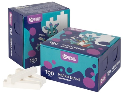Мел белый 100шт МБ100-ШК