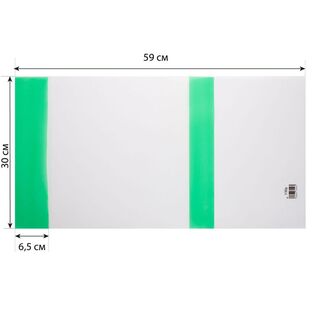 Обложка 300*590 для учебника универс. цвет.клапан 150мкм ПЭ ОБА4 У30