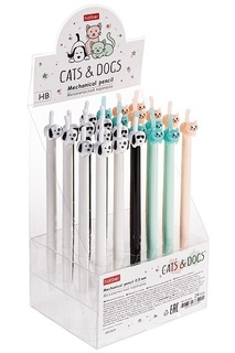 Автокарандаш "Кот и пес" 0,5мм MP_065058 Хатбер