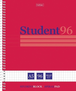 Тетрадь 96 л "Студенту.Viva Magenta" клетка спираль 96Т5лтВ1сп_29869 081332 Хатбер