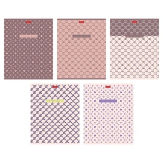 Тетрадь 48 л "Fashion print" клетка Soft-touch 48Т5лВ1 092533 Хатбер