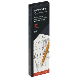 Карандаш ч\гр "Красин.Для черчения М" КР-160102 378907