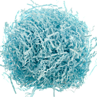 Наполнитель декоративный бумажный Голубая пастель 50гр 3мм Ч705-050