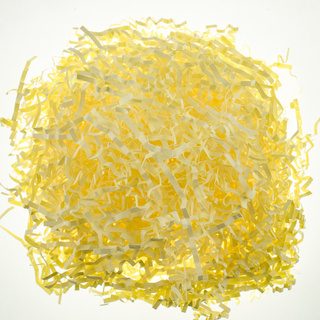 Наполнитель декоративный бумажный Желтая пастель 50гр 3мм Ч703-050