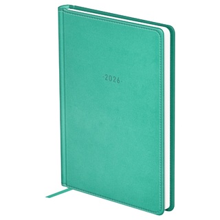 Ежедневник А5  352стр "Winner.Light teal" кожзам серо-бирюзовый датир 2026 DdА5_09342 BG