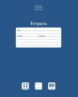 Тетрадь 12л "Ньютон.Чернильное небо" линия 80гр/кв.м 12Т5А2_05061 091730 Hatber