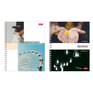 Тетрадь 80 л "Время вдохновения" линия на гребне 80Т5В2гр 090166 Хатбер